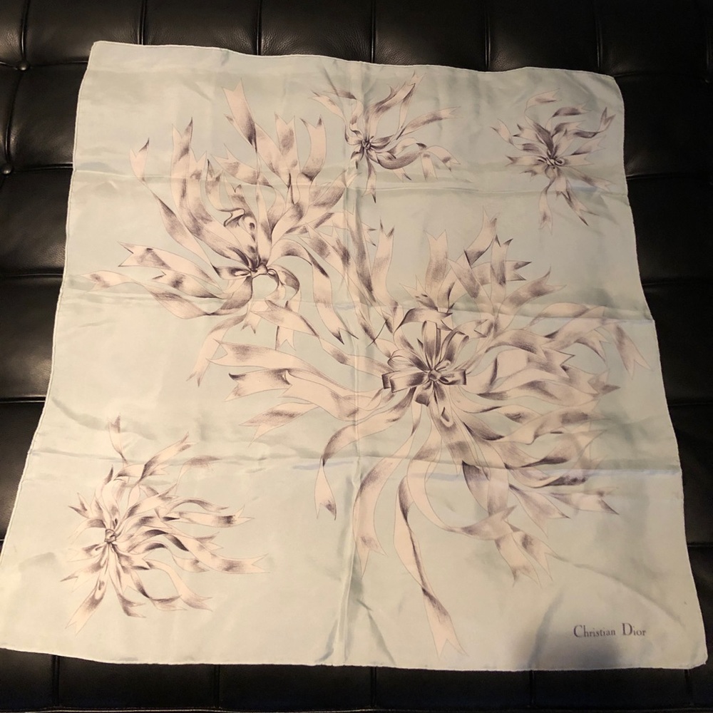 Dior silk scarf
